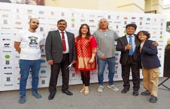 Exciting moment at the 2nd Independent Film Festival of Valencia-2024 Yesterday, on 21 March 2024, the acclaimed Indian film RRR, known for its Oscar recognition, graced the screen in front of a passionate audience of cinema enthusiasts in Venezuela.